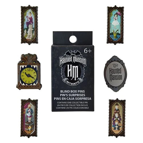 Haunted Mansion Portrait Mystery Box Pin