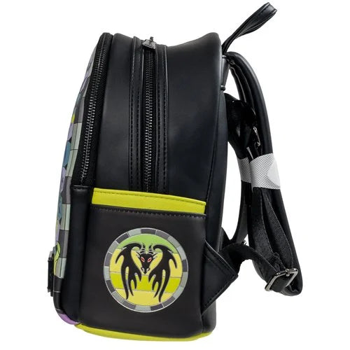 Sleeping Beauty Maleficent Stained Glass Mini-Backpack