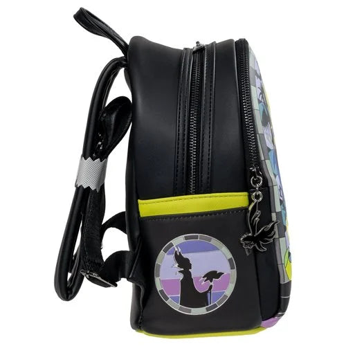Sleeping Beauty Maleficent Stained Glass Mini-Backpack