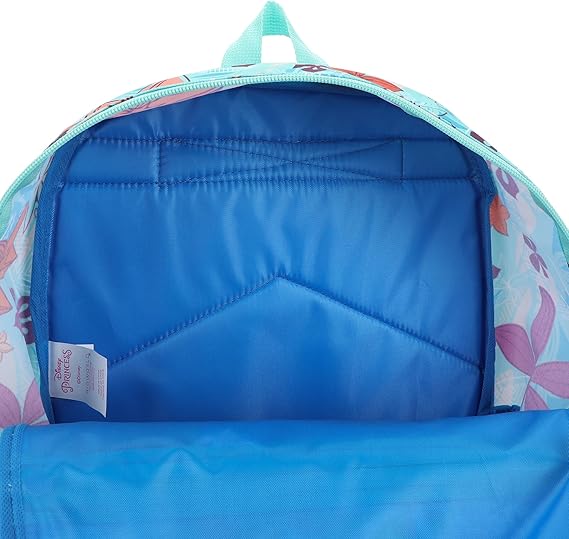 BIOWORLD Girls' Disney Princess Backpack (Little Big Kid), Blue, OneSize