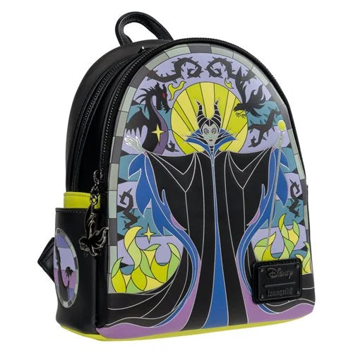 Sleeping Beauty Maleficent Stained Glass Mini-Backpack