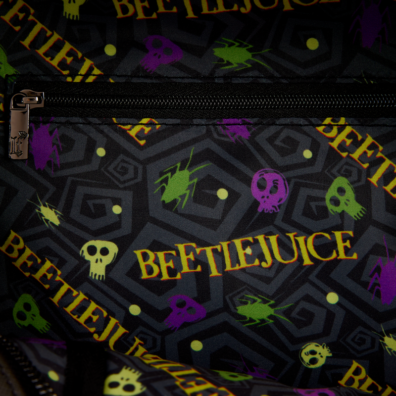 Loungefly Warner Bros Beetlejuice Deetz House Glow Mini Backpack
