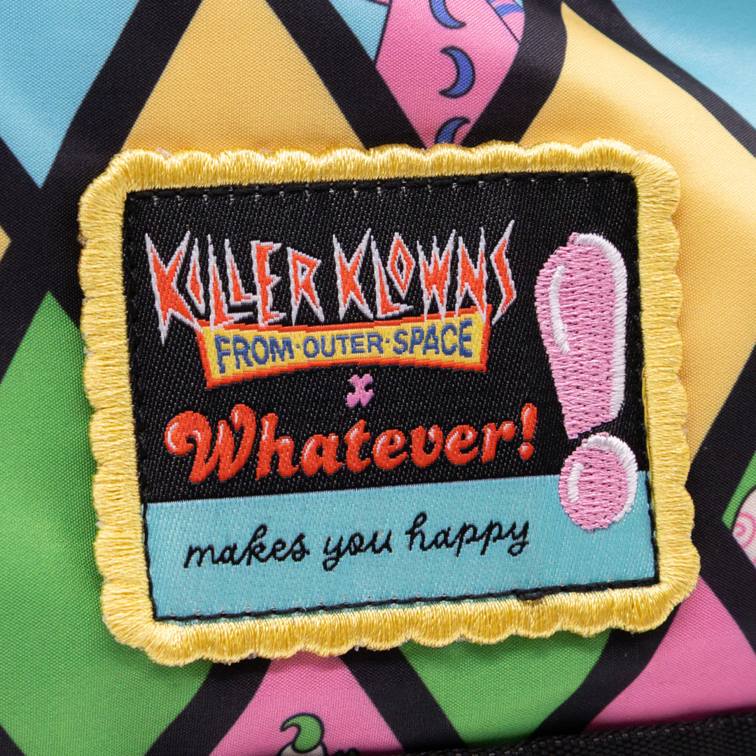 Killer Klowns From Outer Space Reversible & Convertible Square Bag with Fatso Charm