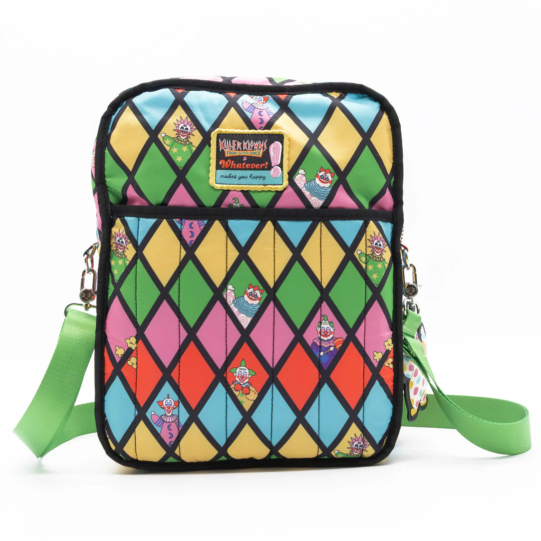Killer Klowns From Outer Space Reversible & Convertible Square Bag with Fatso Charm