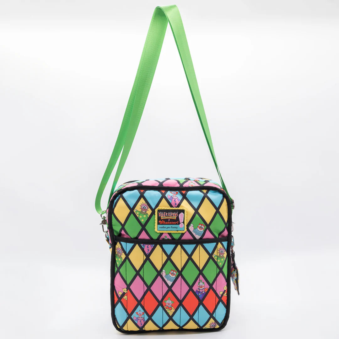 Killer Klowns From Outer Space Reversible & Convertible Square Bag with Fatso Charm