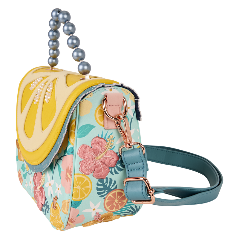 Loungefly Tropical Lemon Floral Crossbody Bag