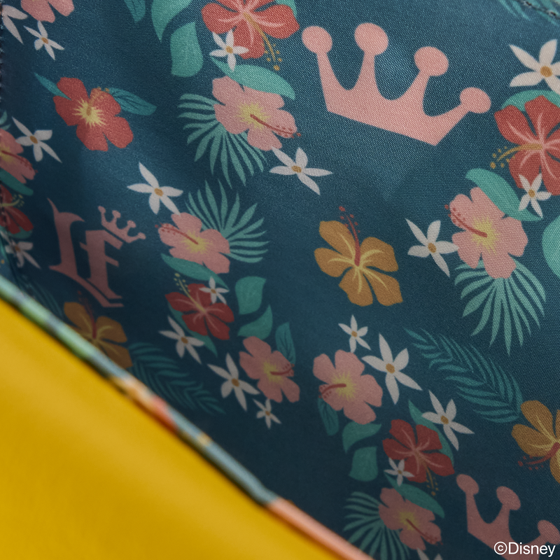 Loungefly Tropical Lemon Floral Crossbody Bag