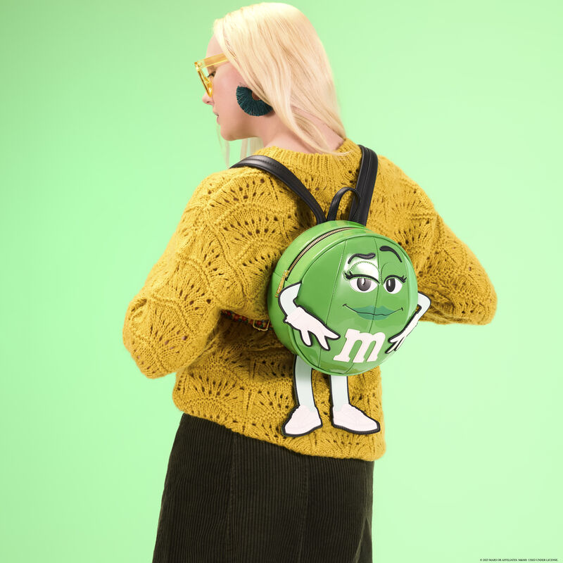 Loungefly x M&M'S Green Character Cosplay Chocolate Scented Mini Backpack