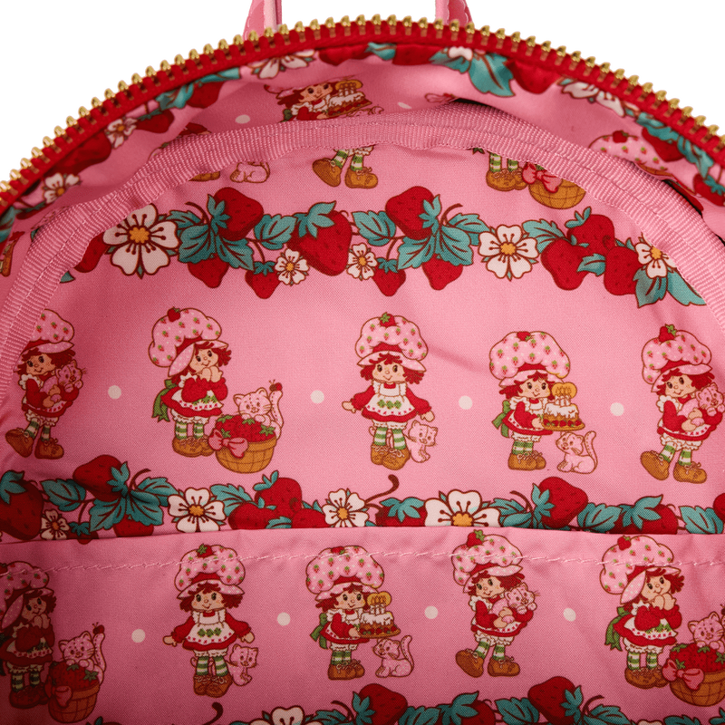 Loungefly Strawberry Shortcake Faux Denim Mini Backpack