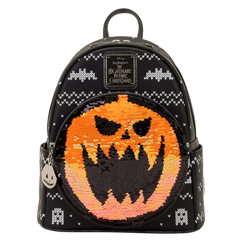 The Nightmare Before Christmas Jack Skellington Reversible Sequins Mini Backpack