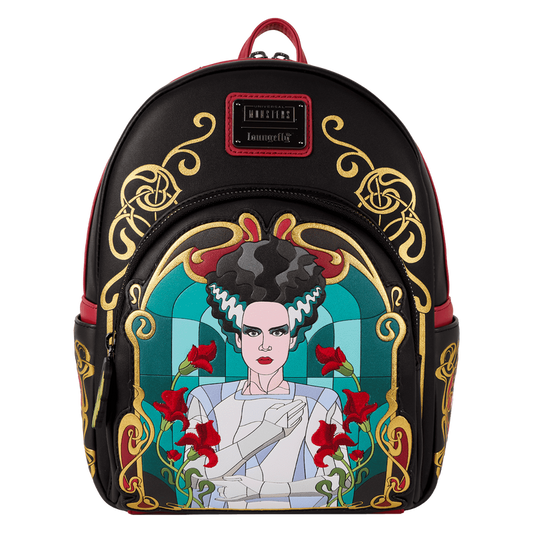 Universal Monsters The Bride Of Frankenstein Stained Glass Mini Backpack