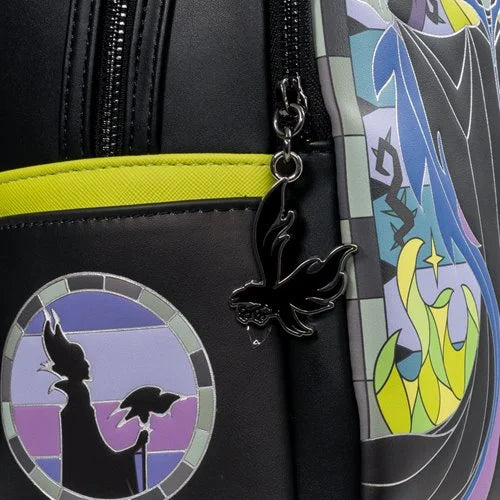 Sleeping Beauty Maleficent Stained Glass Mini-Backpack