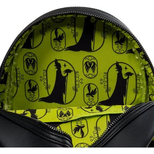 Sleeping Beauty Maleficent Stained Glass Mini-Backpack