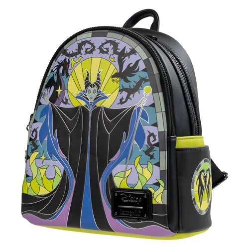 Sleeping Beauty Maleficent Stained Glass Mini-Backpack