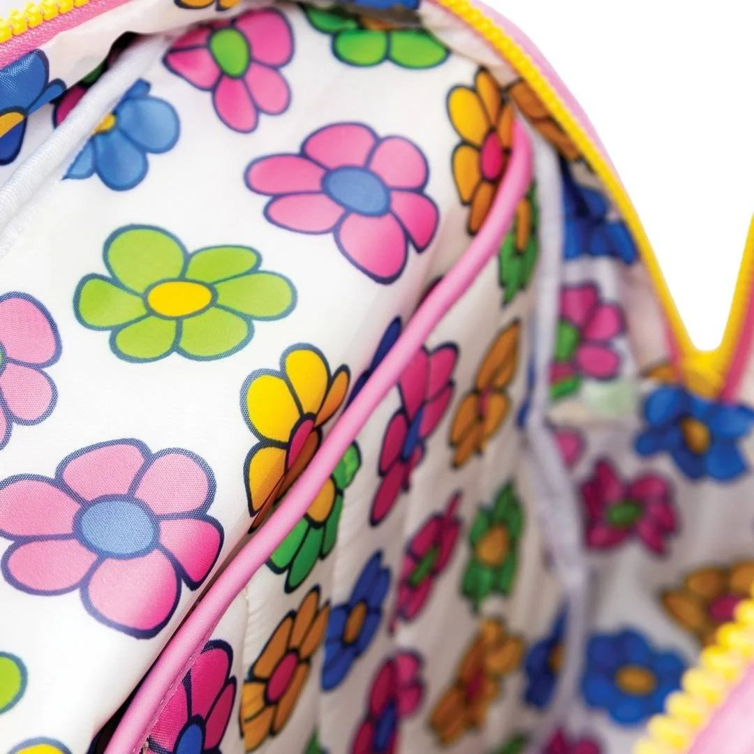 Miffy Corduroy and Faux Leather Pin Trading Backpack