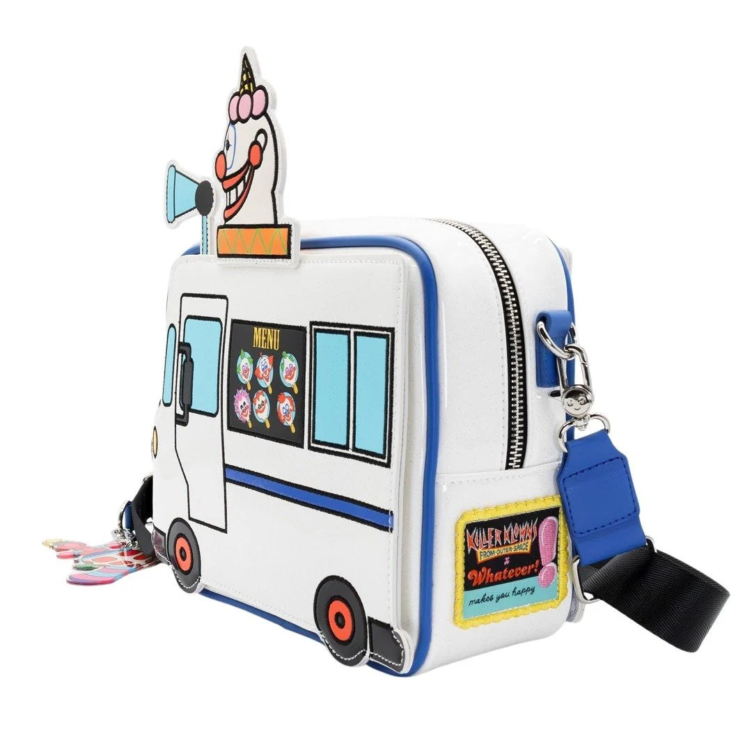 Killer Klowns from Outer Space Jojo's Ice Cream Truck Crossbody with Ray Gun Charm