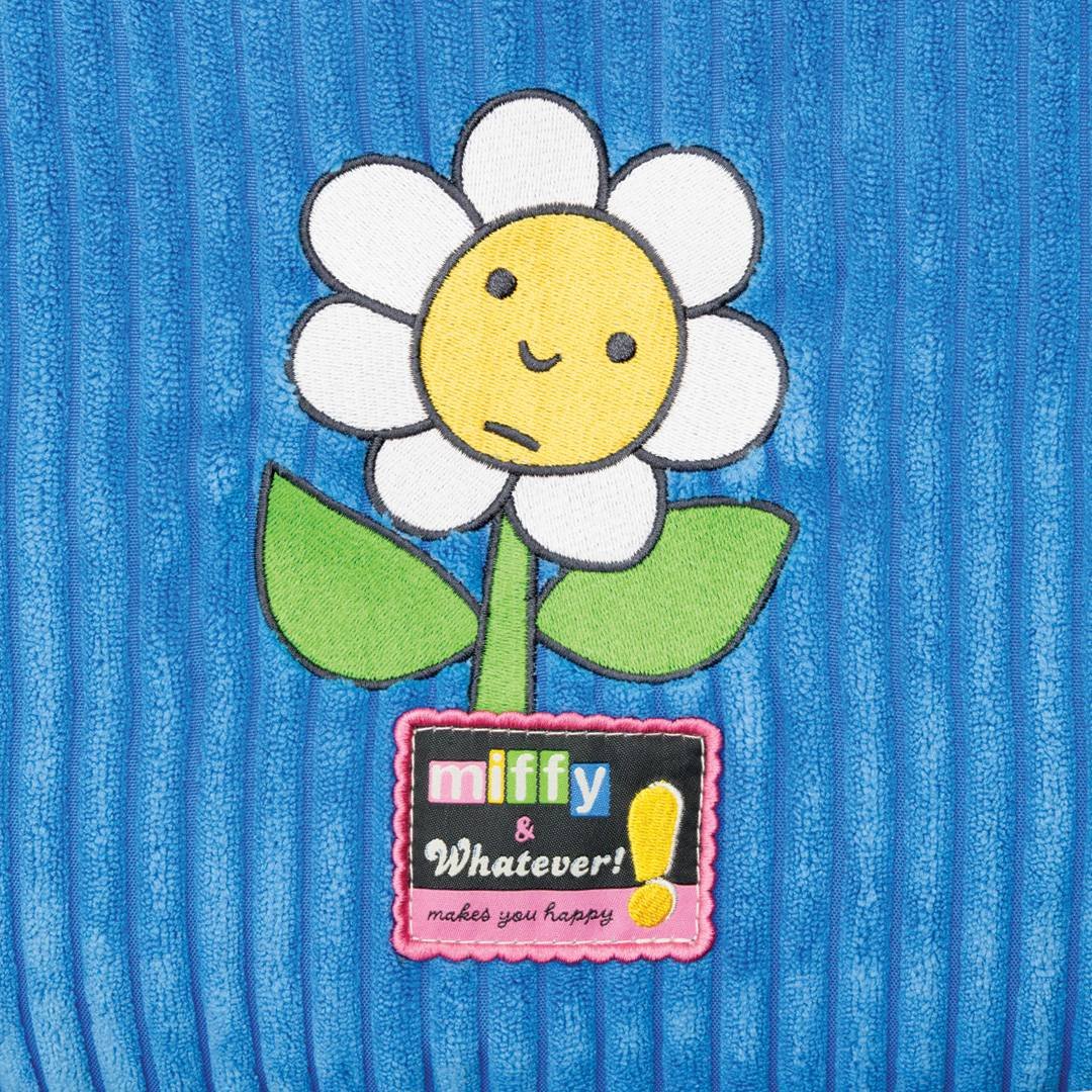 Miffy Head Wide Corduroy Over Size Tote Bag