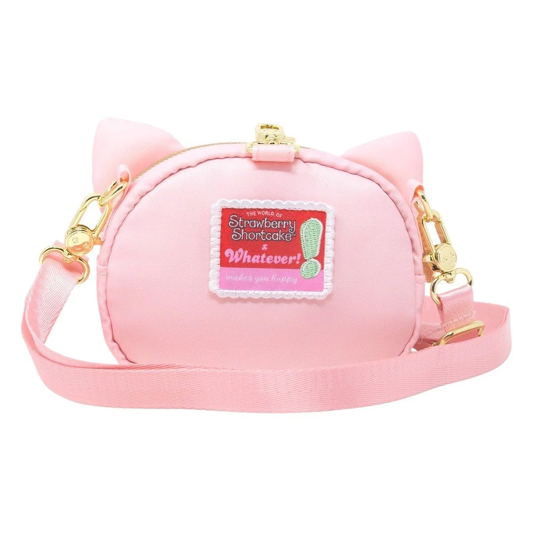 Strawberry Shortcake Custard Plush Coin Bag with Strap