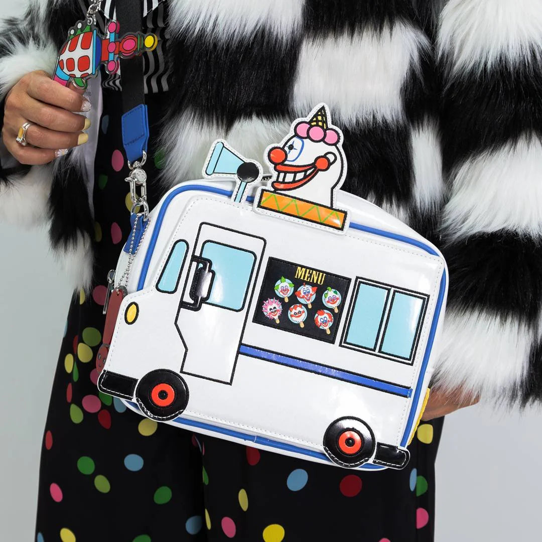 Killer Klowns from Outer Space Jojo's Ice Cream Truck Crossbody with Ray Gun Charm