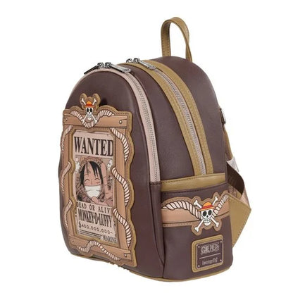 One Piece Wanted Dead or Alive Monkey D. Luffy Mini-Backpack Excluisve