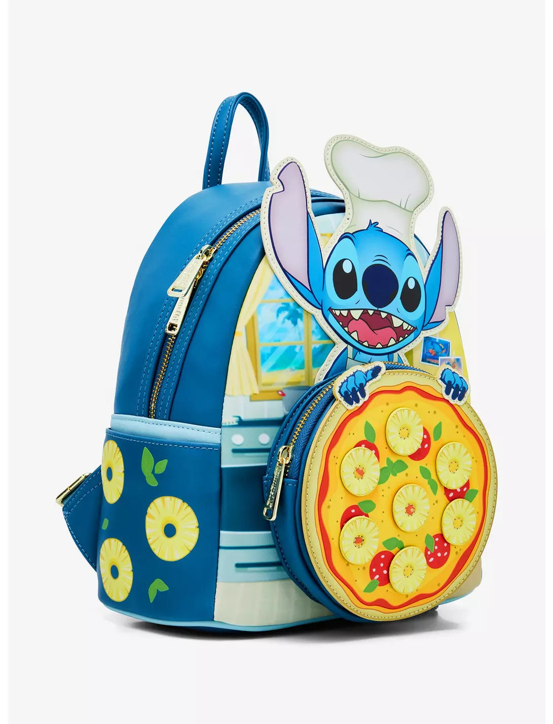 Disney Lilo & Stitch Pineapple Pizza Scented Mini Backpack