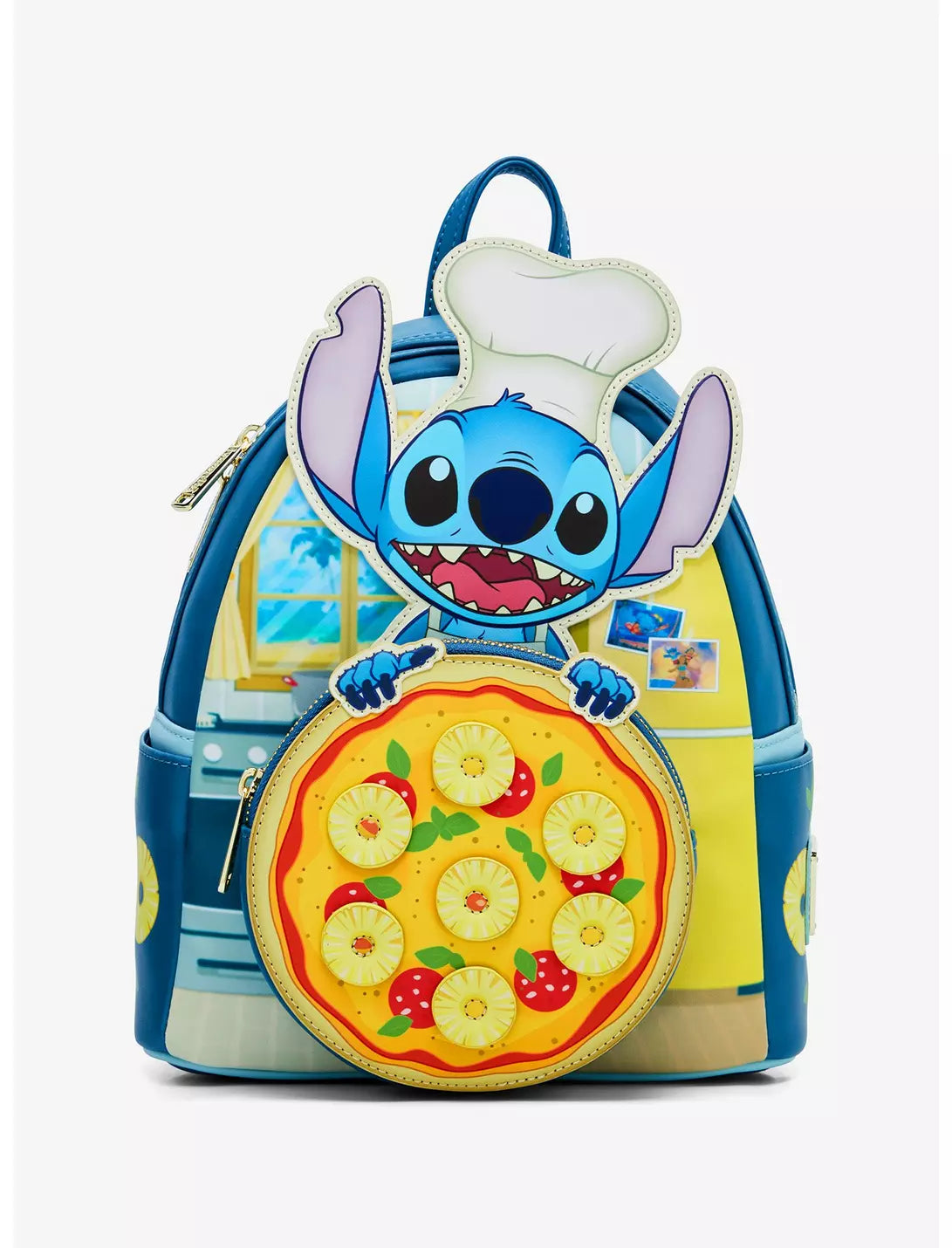 Disney Lilo & Stitch Pineapple Pizza Scented Mini Backpack
