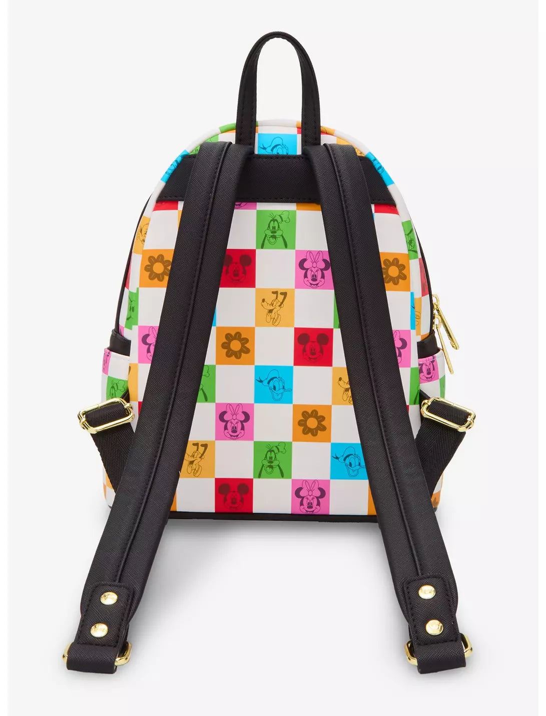 Mickey and Friends Checkered Colorful Mini Backpack