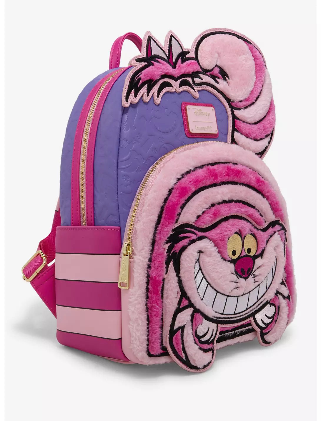 Disney Alice in Wonderland Fuzzy Cheshire Cat Mini Backpack