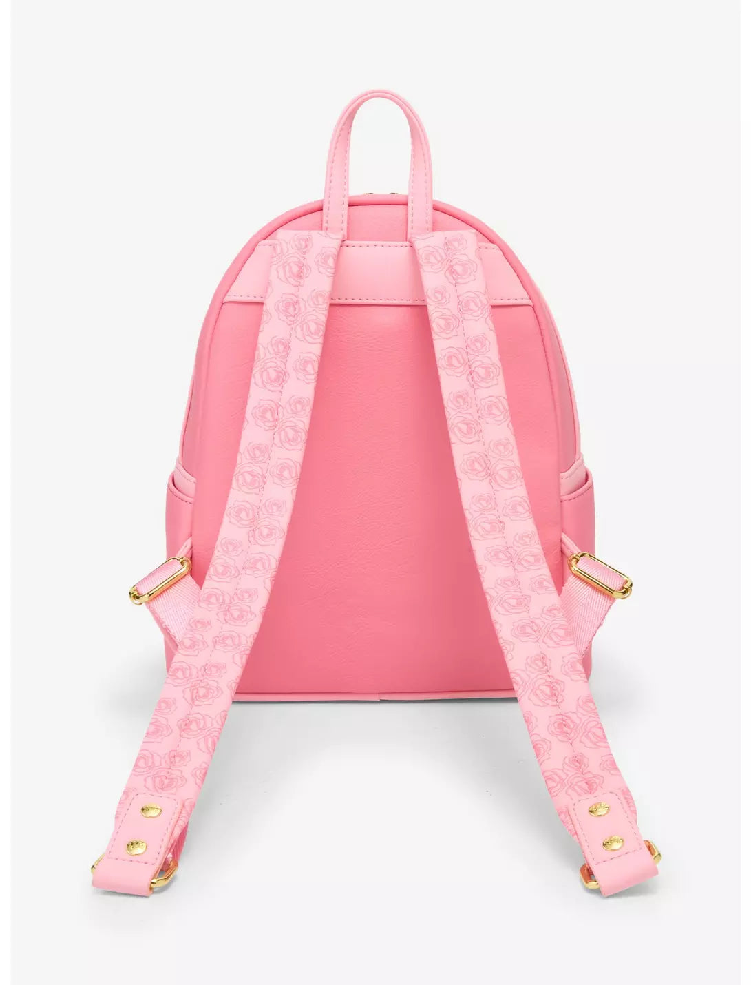 Loungefly Disney Beauty and the Beast Pink Roses Mini Backpack