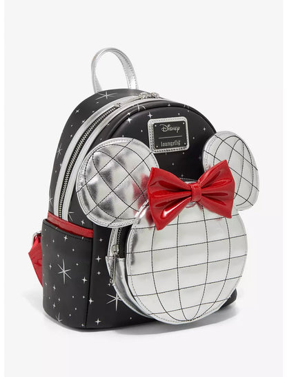 Minnie Mouse Disco Metallic Mini Backpack