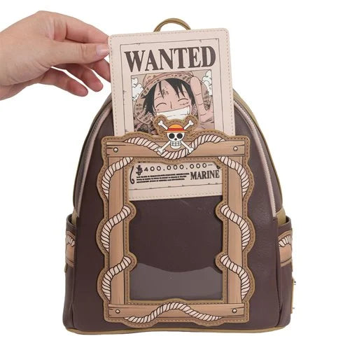 One Piece Wanted Dead or Alive Monkey D. Luffy Mini-Backpack Excluisve
