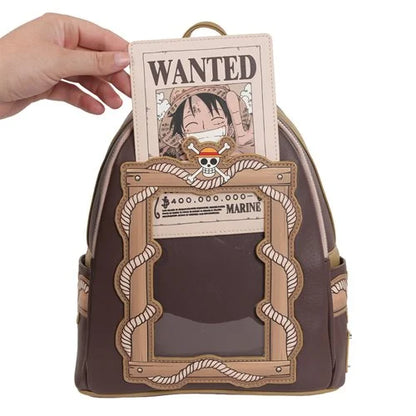 One Piece Wanted Dead or Alive Monkey D. Luffy Mini-Backpack Excluisve