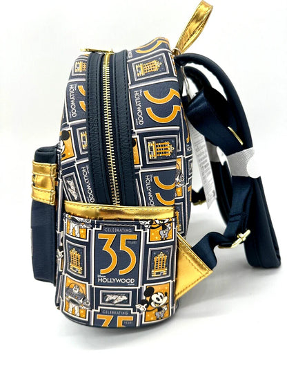 Disney Parks Hollywood Studios 35th Anniversary Loungefly Backpack