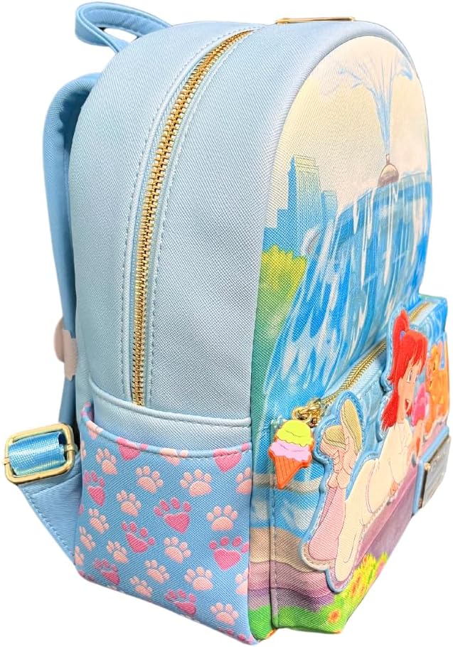 Loungefly Disney Exclusive Oliver and Company Oliver and Jenny Ice Cream Mini Backpack