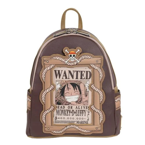 One Piece Wanted Dead or Alive Monkey D. Luffy Mini-Backpack Excluisve