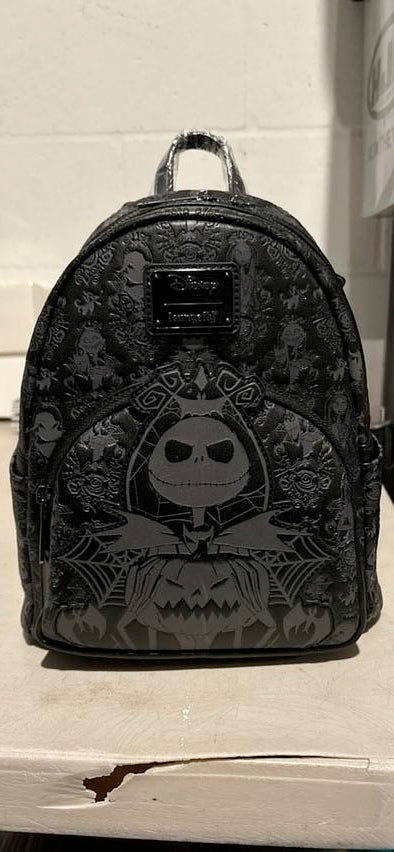 Loungefly Disney NBC Jack Skellington Exclusive Glow Mini Backpack