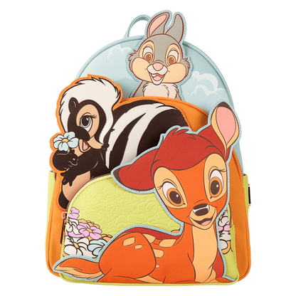 Bambi & Friends Triple Pocket Mini Backpack