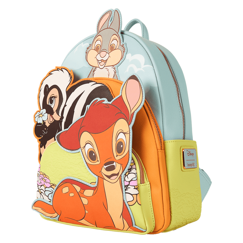 Bambi & Friends Triple Pocket Mini Backpack