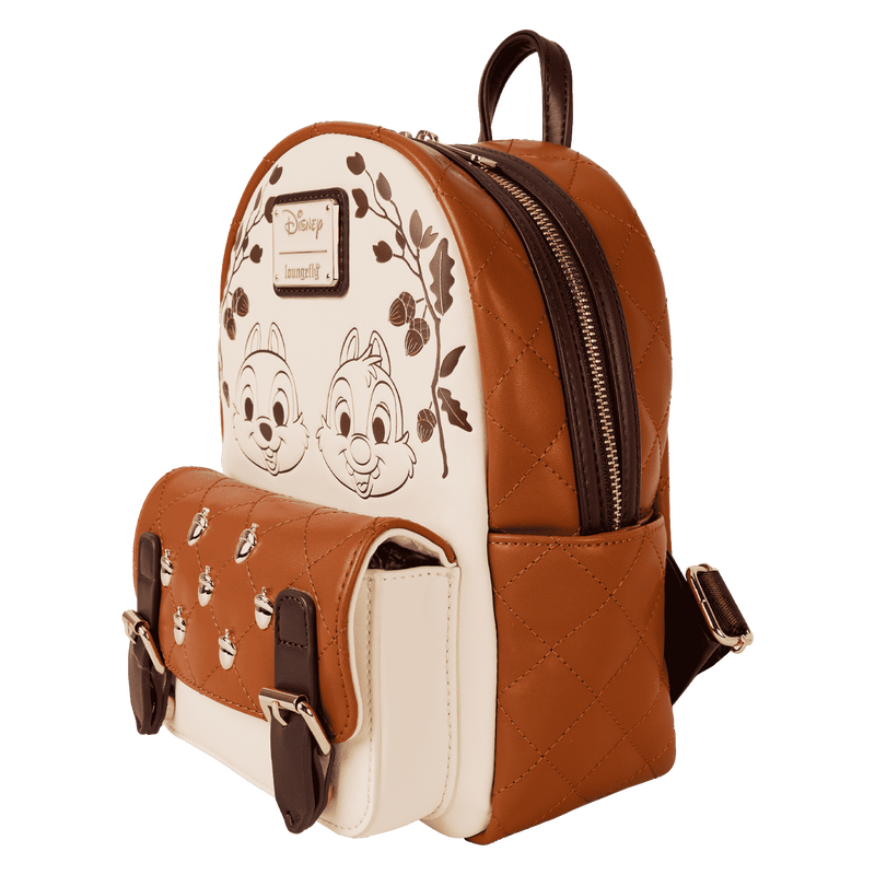 Chip 'n' Dale Acorn Quilted Texture Mini Backpack