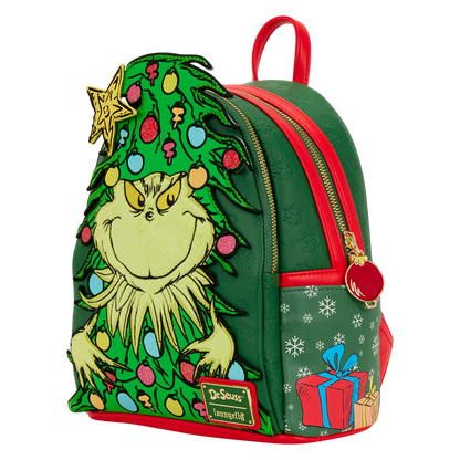 Dr. Seuss How the Grinch Stole Christmas! Tree Light Up Plush Mini Backpack