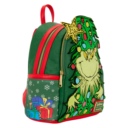 Dr. Seuss How the Grinch Stole Christmas! Tree Light Up Plush Mini Backpack