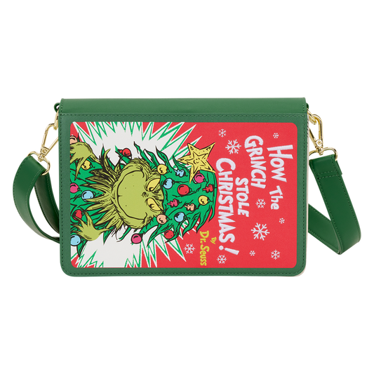 Dr. Seuss How the Grinch Stole Christmas! Holiday Color-In Crossbody Bag