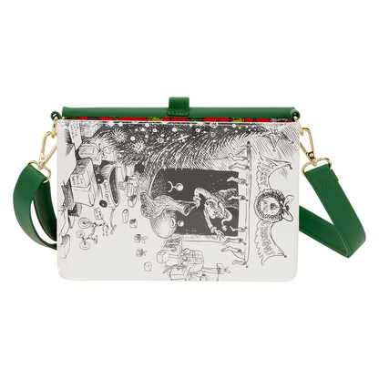 Dr. Seuss How the Grinch Stole Christmas! Holiday Color-In Crossbody Bag