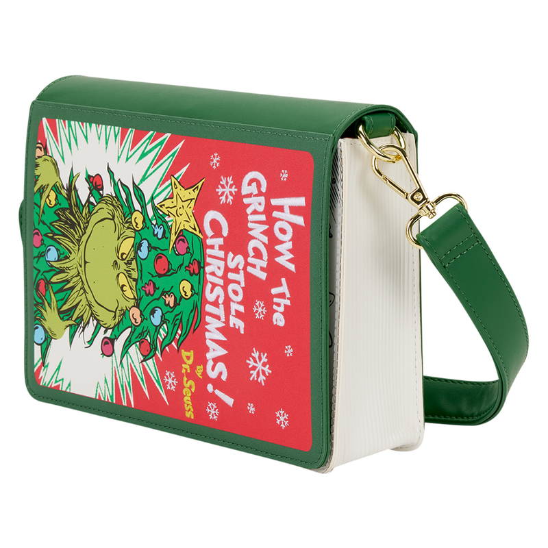 Dr. Seuss How the Grinch Stole Christmas! Holiday Color-In Crossbody Bag