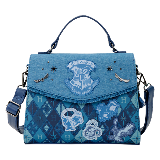 Harry Potter Hogwarts Denim Crossbody Bag