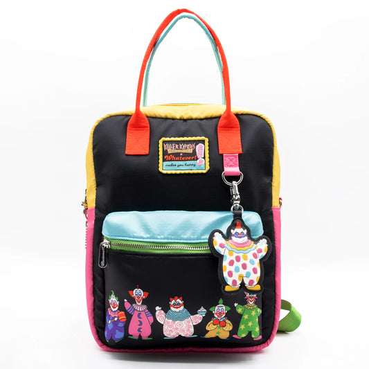 Killer Klowns From Outer Space Reversible & Convertible Square Bag with Fatso Charm