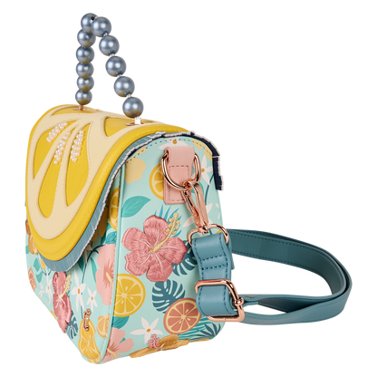 Loungefly Tropical Lemon Floral Crossbody Bag
