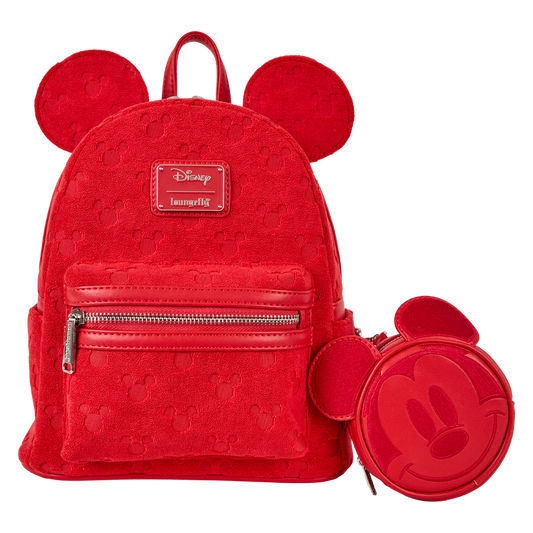 Mickey Mouse All-Over Print Terry Cloth Mini Backpack