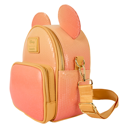 Mickey Mouse Glitter Sequin Convertible Mini Backpack & Crossbody Bag