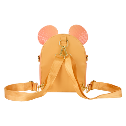 Mickey Mouse Glitter Sequin Convertible Mini Backpack & Crossbody Bag